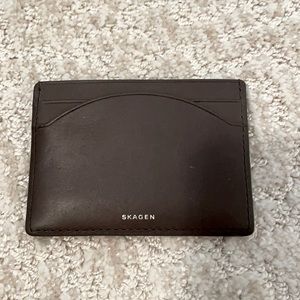 Grey Skagen Card Holder